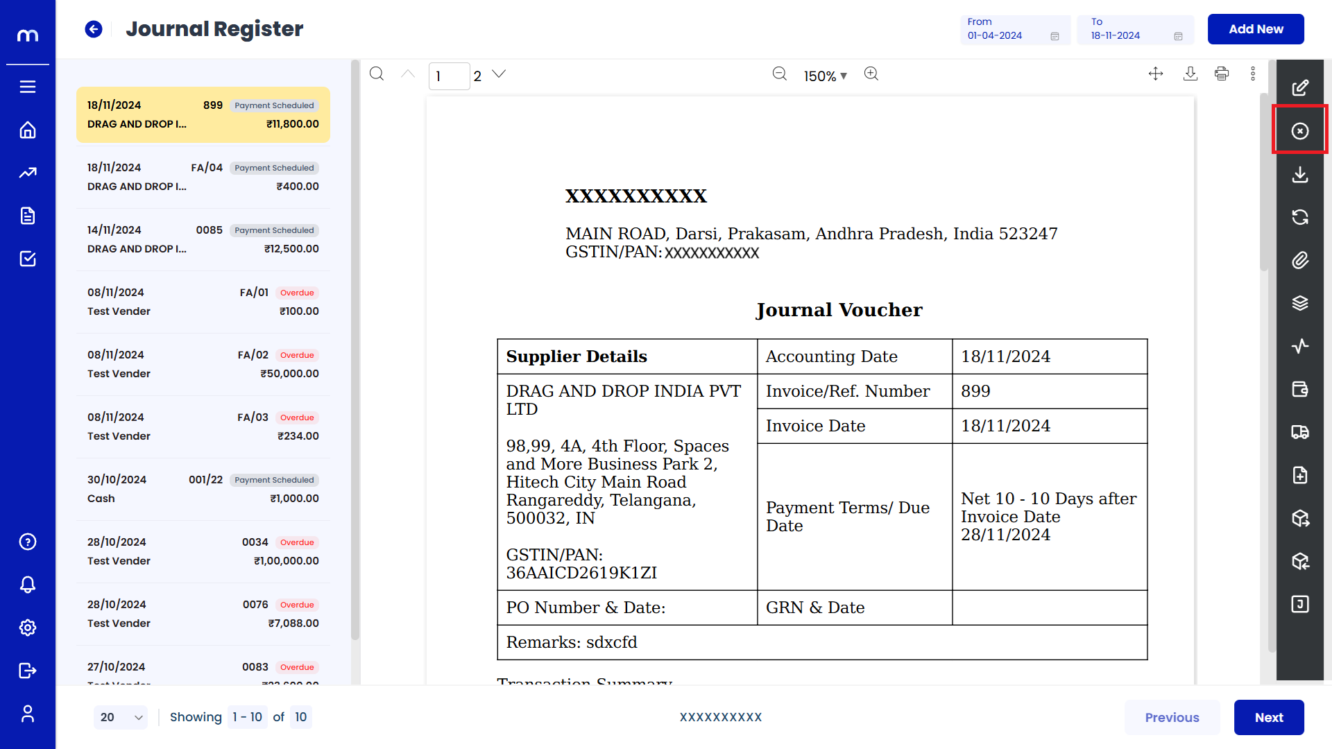 Edit Digital Signature