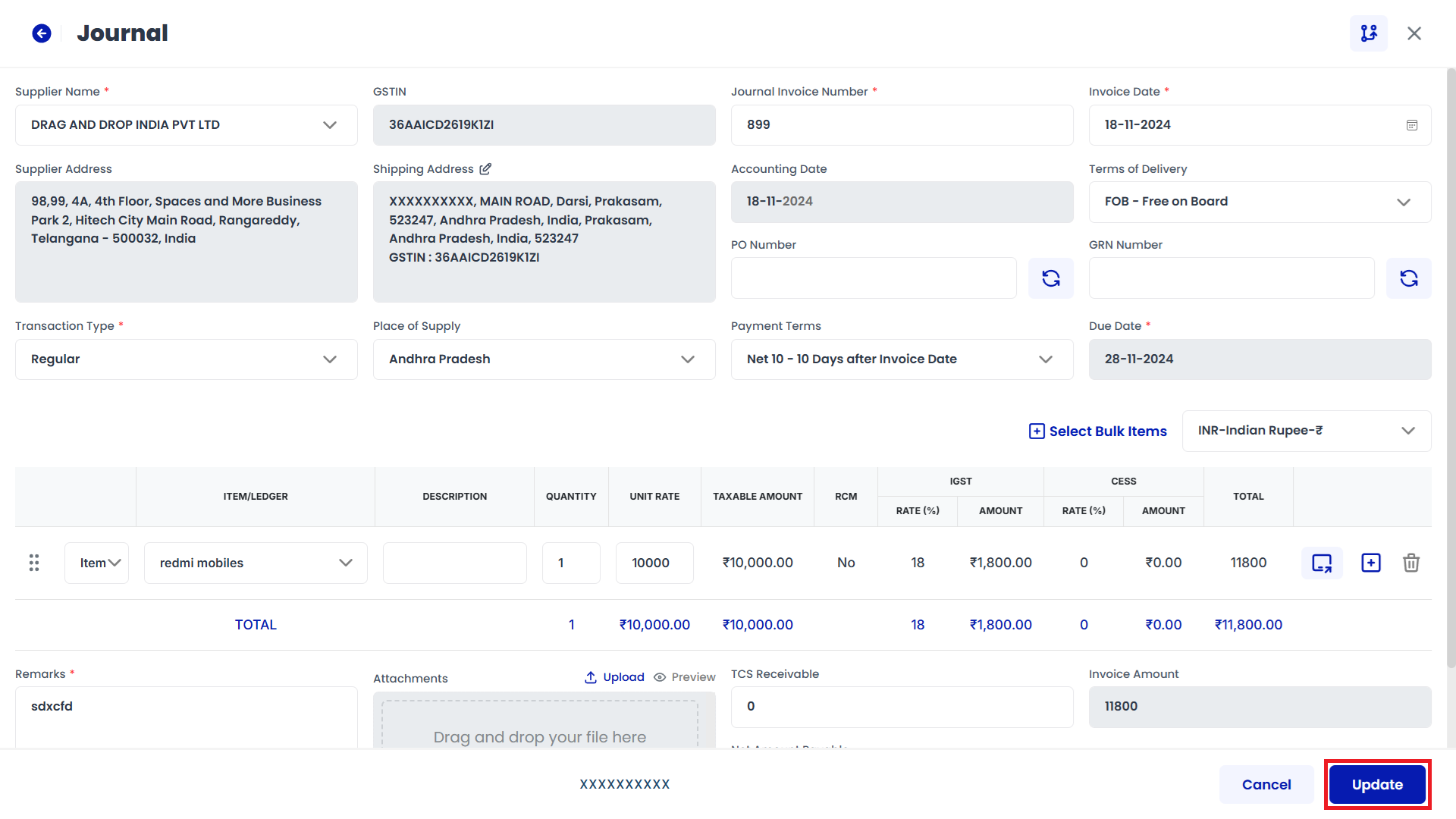 Edit Digital Signature