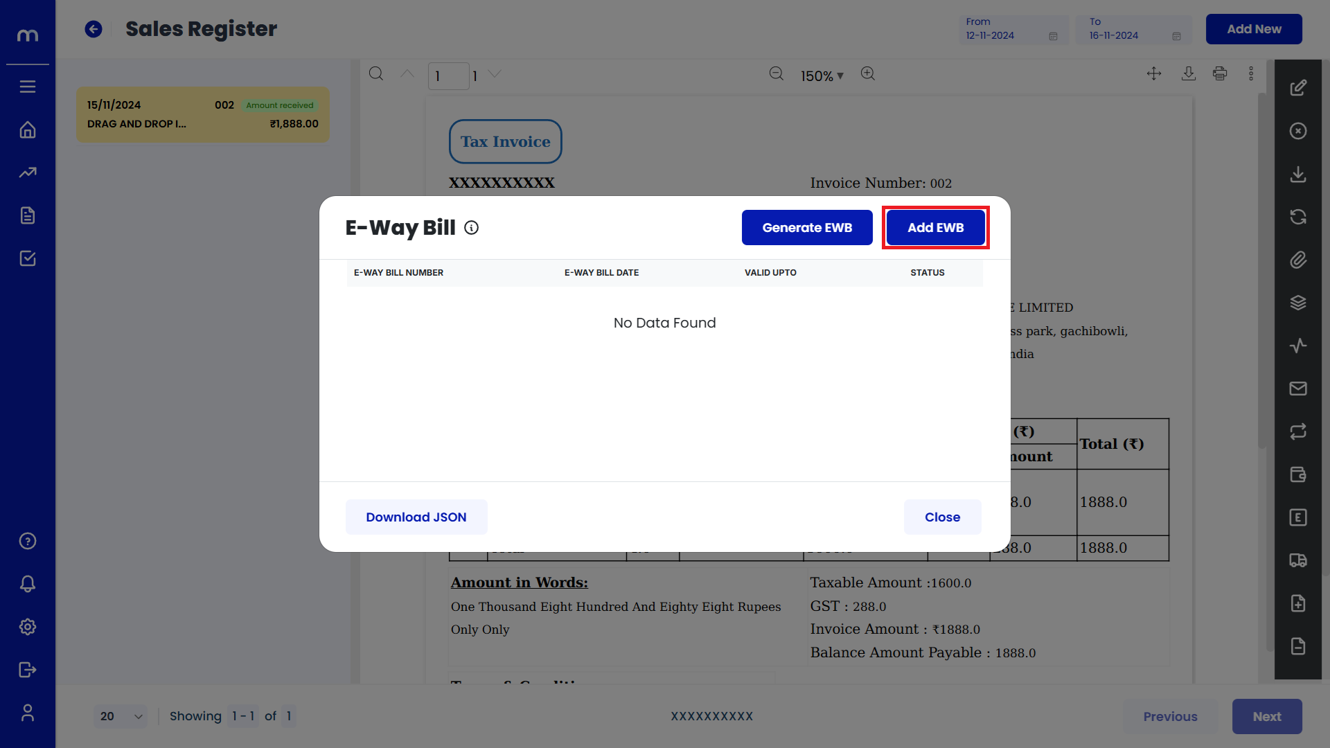 Edit Digital Signature